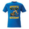 Grävmaskin t-shirt/sweatshirt med eget namn - Underskatta aldrig - personligt tryck