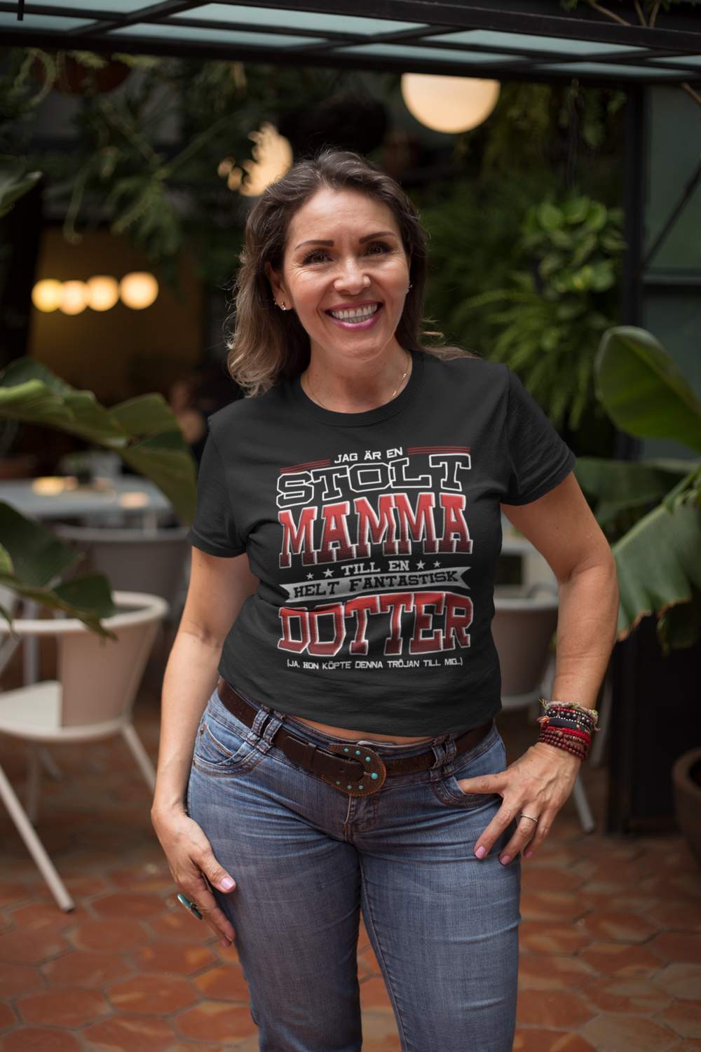 Mamma dam T-shirt - Stolt Mamma med fantastisk dotter tröja