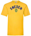 Sverige t-shirt med eget tryck - Personligt tryck på eget Sweden tröja