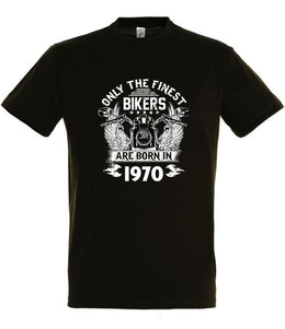 Födelsedag motorcykel T-shirt eller Sweatshirt med eget födelseår tryck