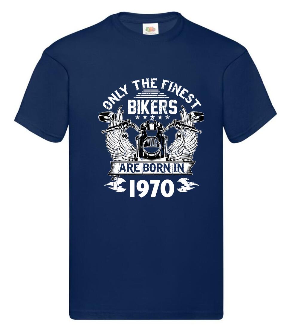 Födelsedag motorcykel T-shirt eller Sweatshirt med eget födelseår tryck