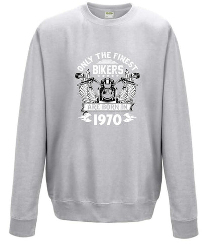 Födelsedag motorcykel T-shirt eller Sweatshirt med eget födelseår tryck
