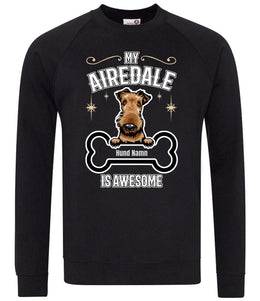 Personligt Hund t-shirt med eget hundras och namn Sweatshirt