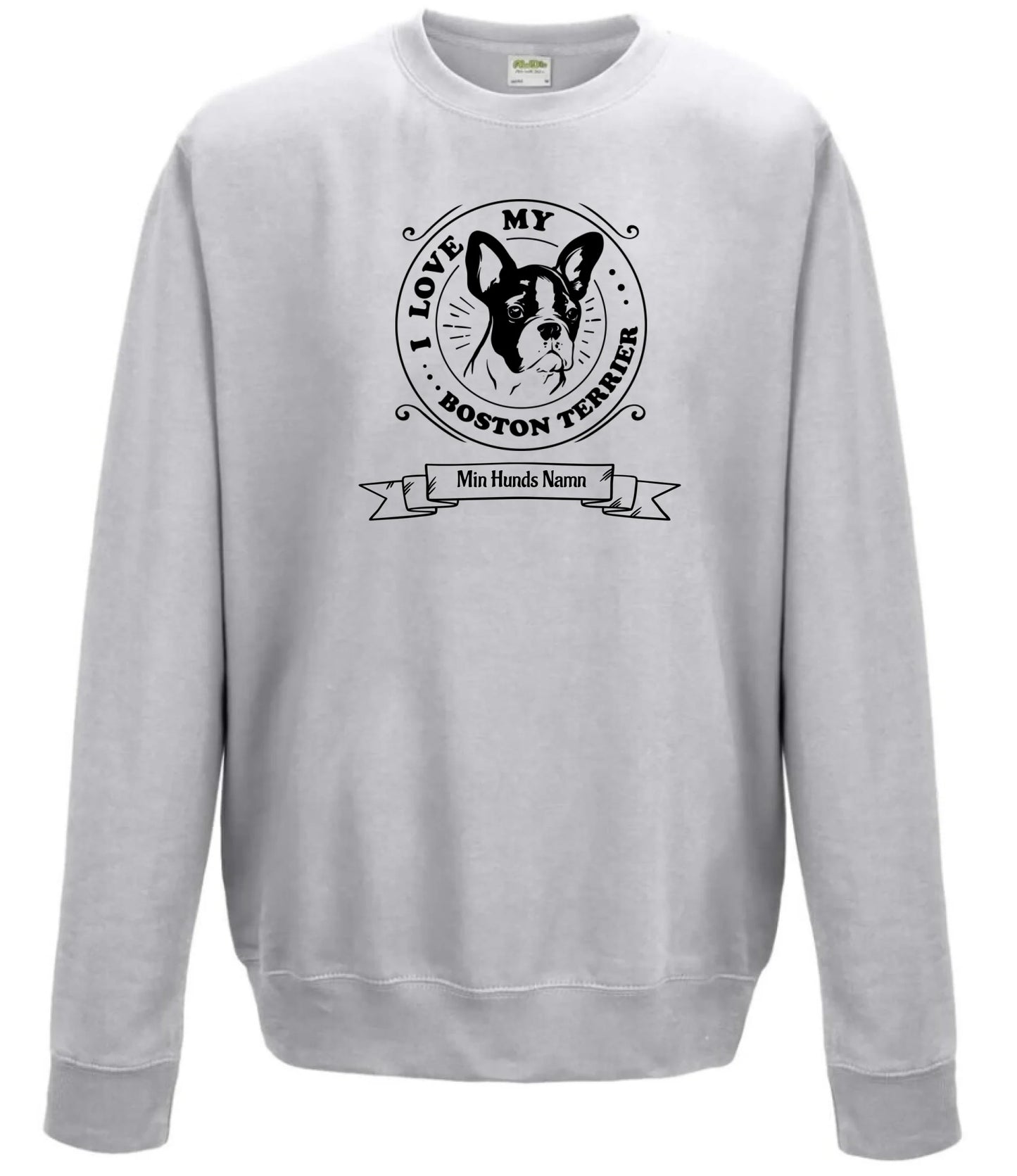 Hund t-shirt med personligt tryck.