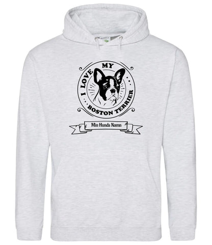 Hund t-shirt med personligt tryck.