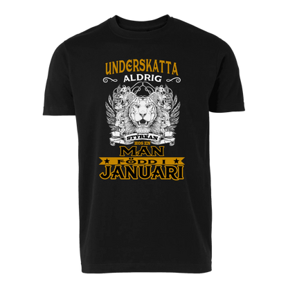 Födelsemånad T-shirt Underskatta aldrig Födelsepresent tröja sweatshirt