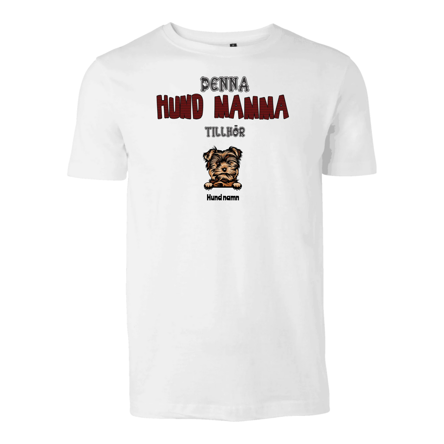 Denna hund mamma tillhör hundras t-shirt med personligt tryck