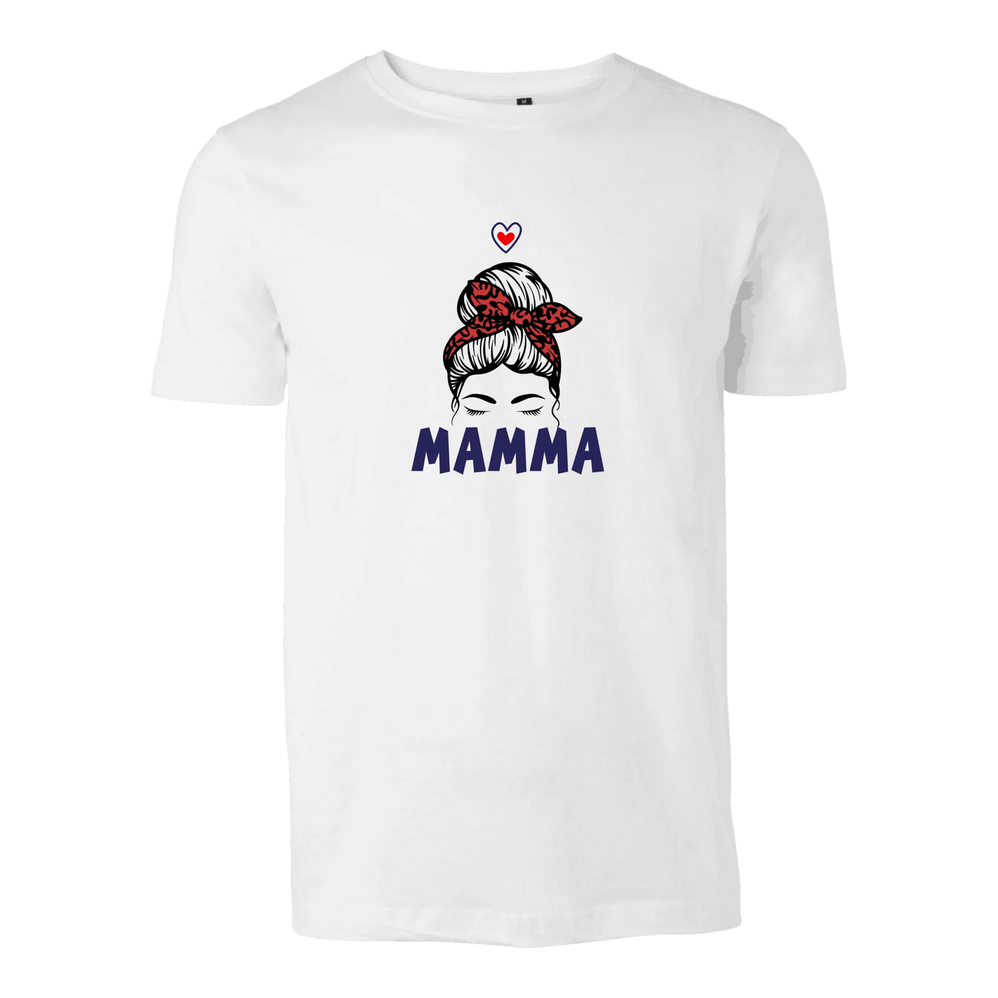 Mamma t-shirt med personlig design, namn på barn & olika mammamotiv