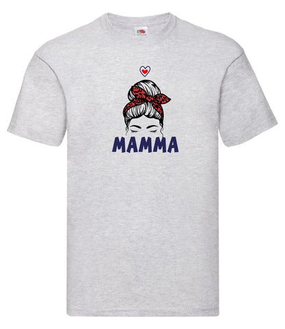 Mamma t-shirt med personlig design, namn på barn & olika mammamotiv