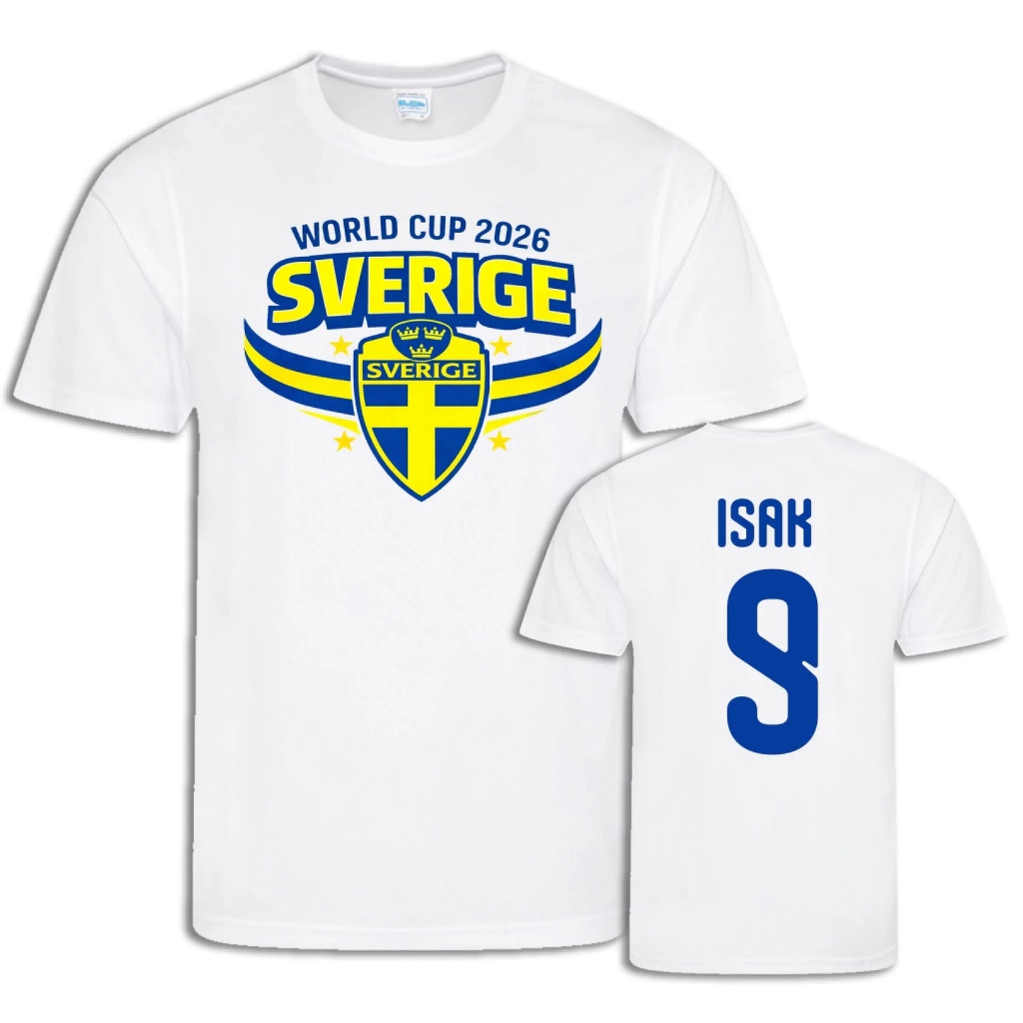 sverige isak 9 t-shirt