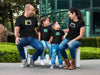 Familje Batteri T-shirt - Pappa Mamma Son & dotter designs