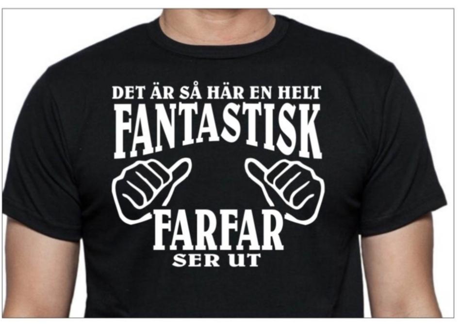 Farfar T-shirt , Svart -  hur en fantastisk Farfar ser ut