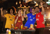 Franrike landslag t-shirt i marin blå med FRA & 10 fotboll