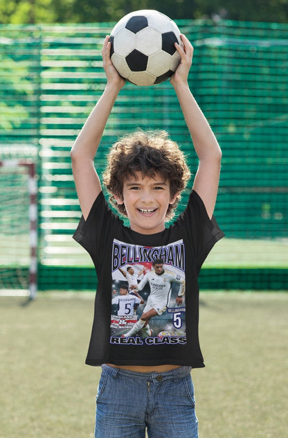 Jude Bellingham Svart Real Madrid  t-shirt england euro24