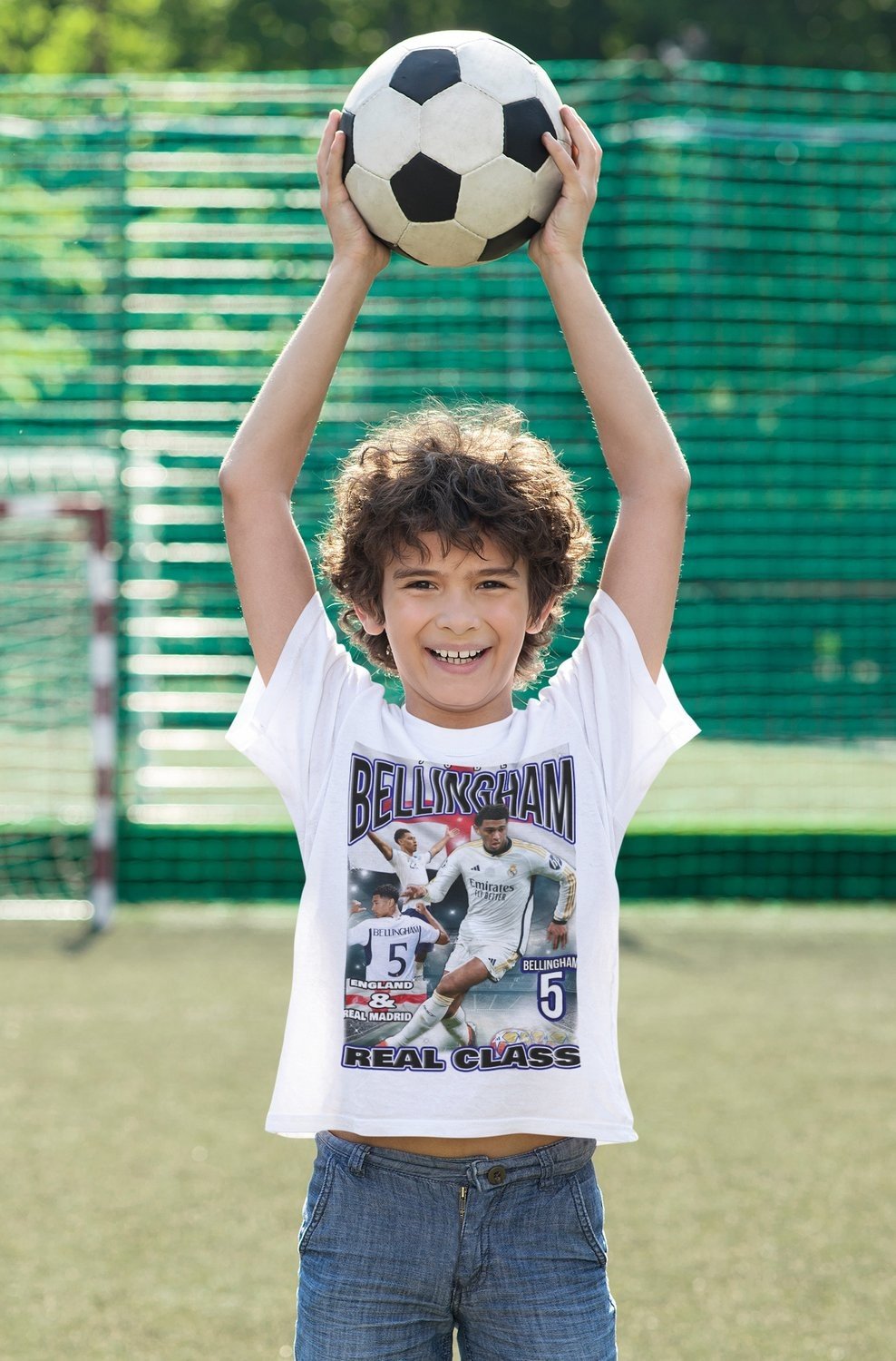 Jude Bellingham spelare t-shirt sportströja England  Real Madrid