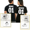 King eller Queen paket med t-shirt + mugg & underlägg paket