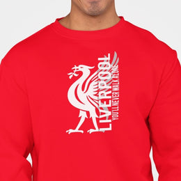 Liverpool stil Sweatshirt- Logo design med YNWA