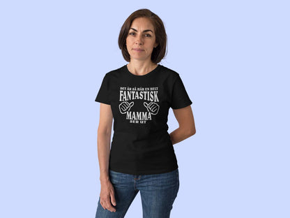 Mamma T-shirt  - Det är så här en helt fantastisk Mamma ser ut