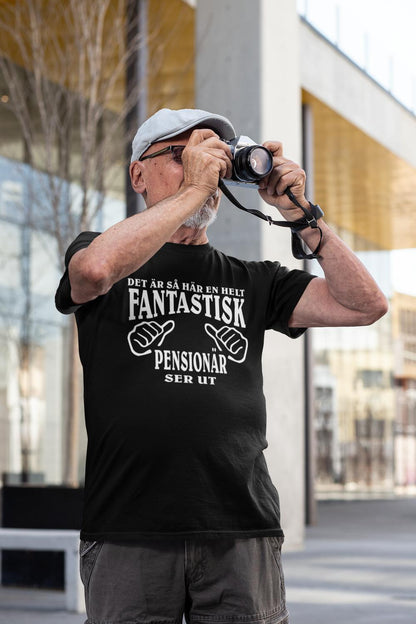 Pensionär T-shirt - svart - Hur en fantastisk pensionär ser ut