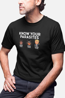 Rolig Anti-Trump T-shirt – "Know Your Parasites"