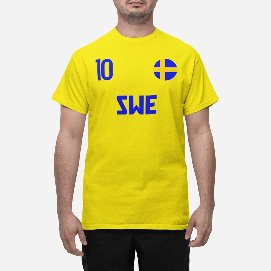 Sverige supporter t-shirt till landslag eurovision