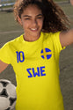 Sverige supporter t-shirt till landslag eurovision