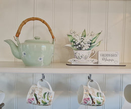 Världens bästa Mamma – Present med Liljekonvalj i Tekopp