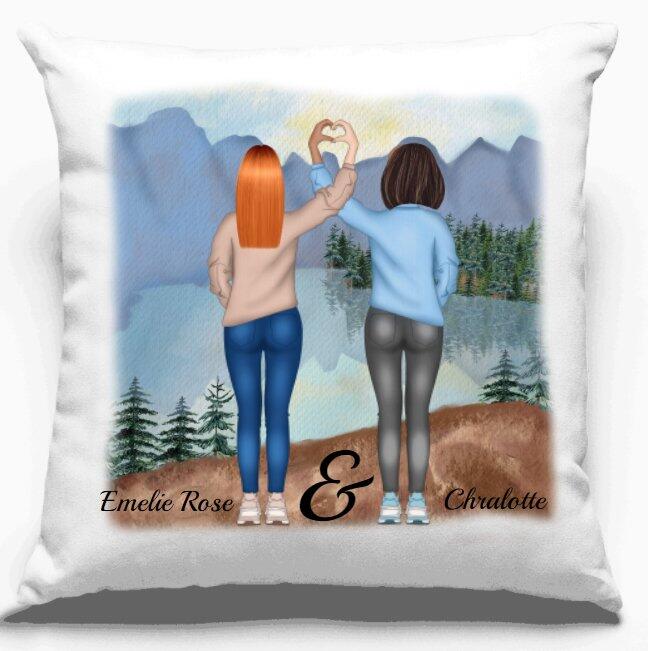 Kompisar personligt kuddfodral med eget namn & mer. 40x40cm fodral