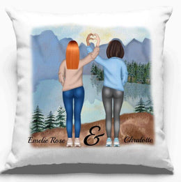 Kompisar personligt kuddfodral med eget namn & mer. 40x40cm fodral