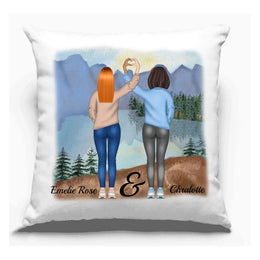 Kompisar personligt kuddfodral med eget namn & mer. 40x40cm fodral