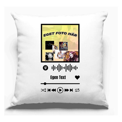 Kuddfodral personligt music player egen bild egen text