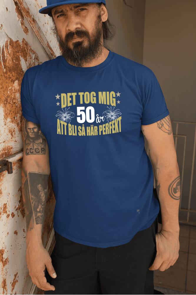 Födelsedag t-shirt välj 40 50 60 eller 70 år