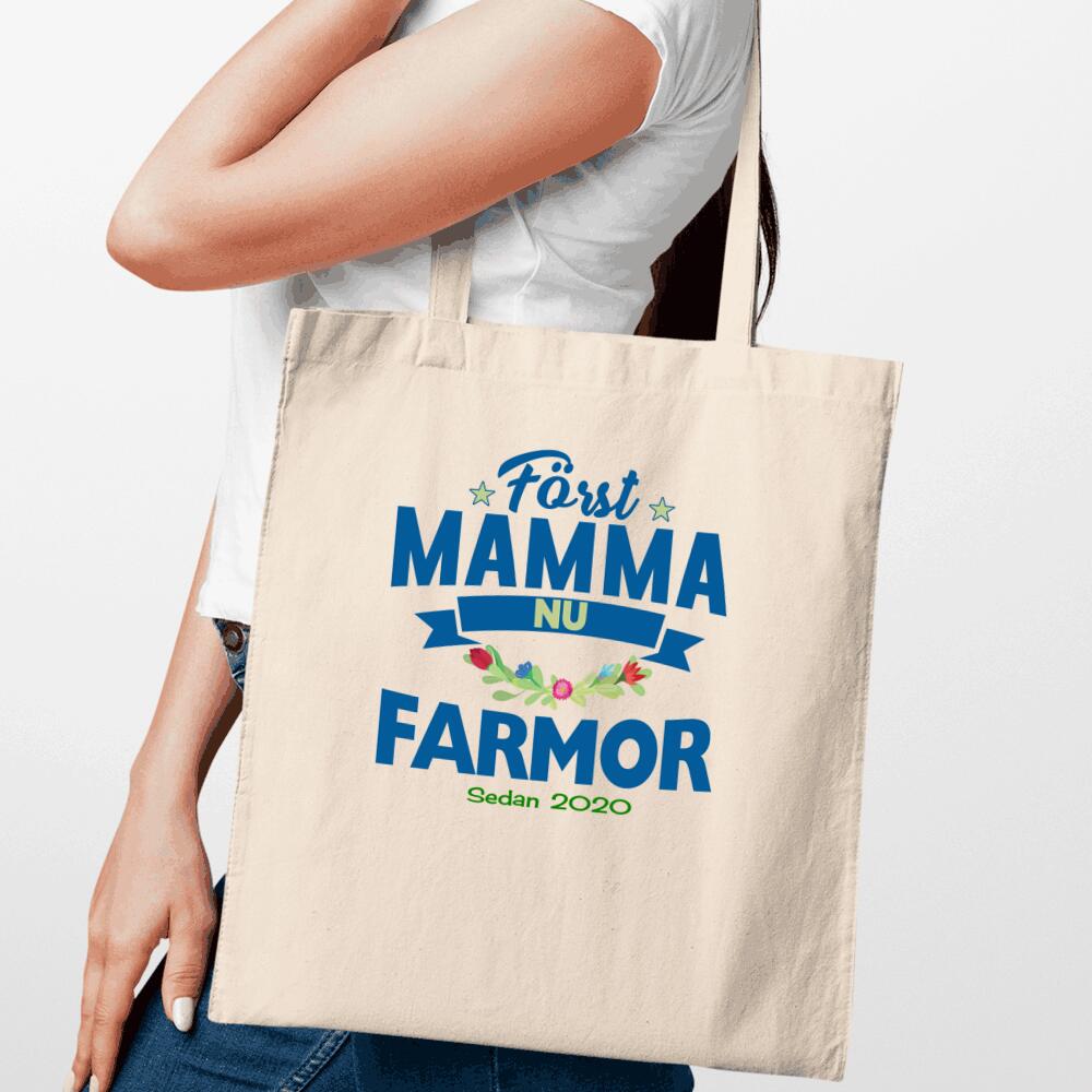 Först Mamma nu Farmor tygkasse