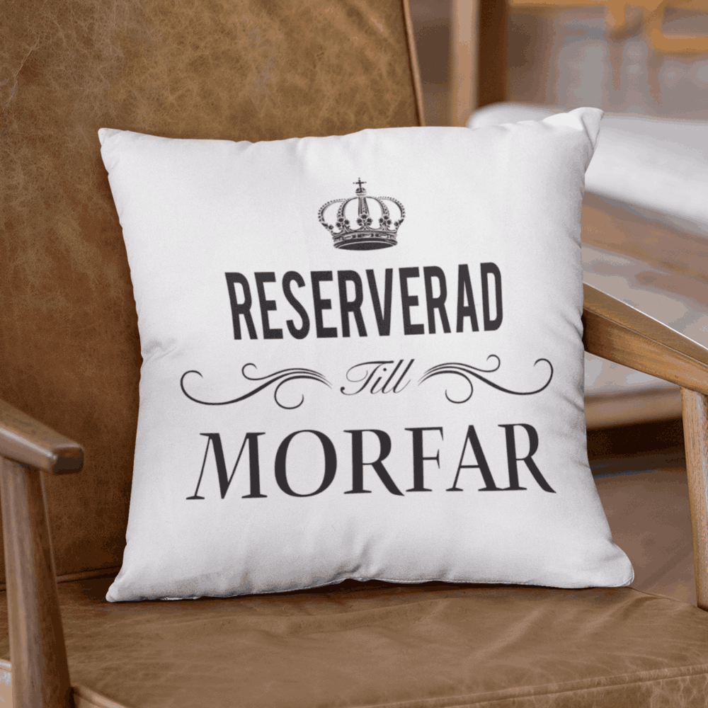 Reserverad till Morfar kuddfodral