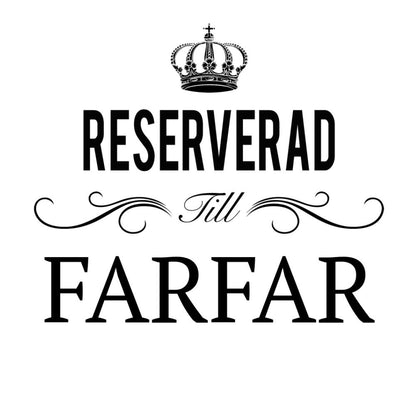 Reserverad till Farfar kuddfodral