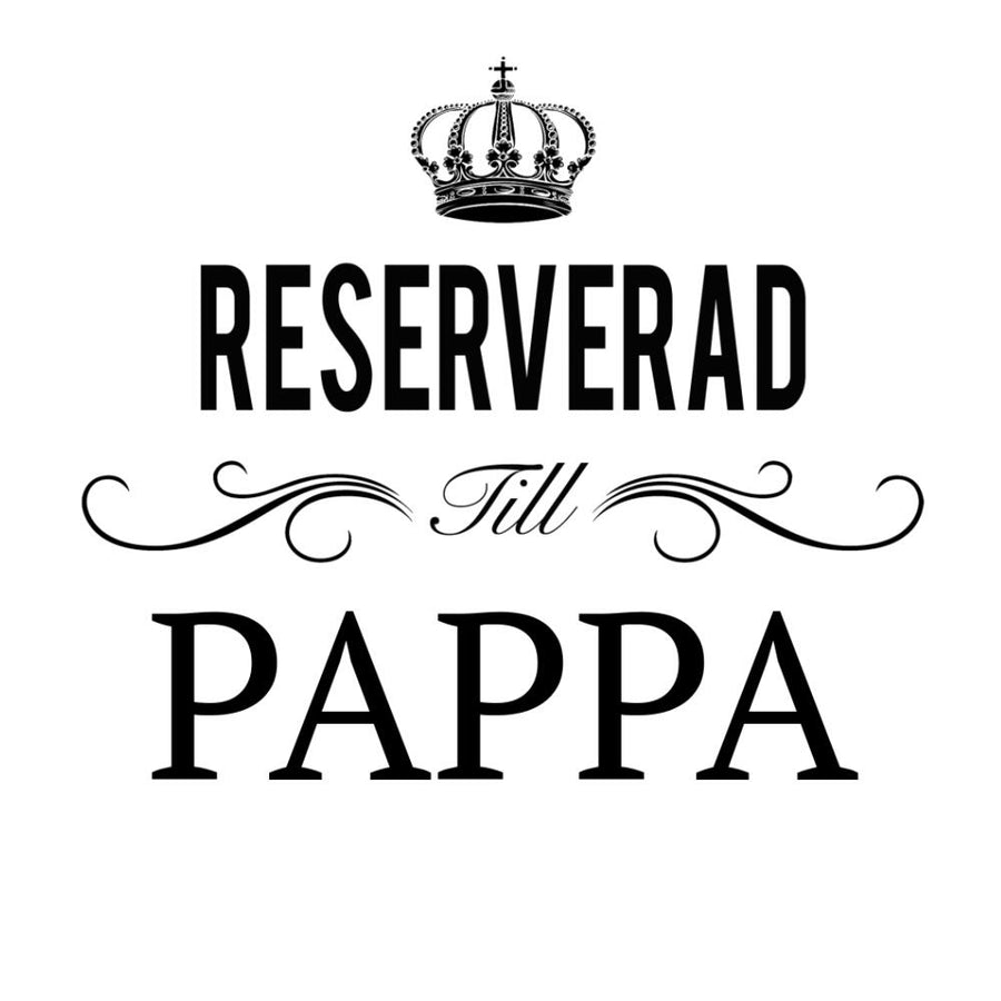 Reserverad till Pappa kuddfodral