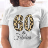 60 år Födelse T-shirt  - Perfekt present - 60 & fabulous