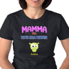 Mamma T-shirt med personligt monster tryck