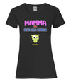 Mamma T-shirt med personligt monster tryck