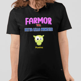 Farmor lilla monster t-shirt