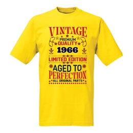 Vintage födelsedags t-shirt - Personligt år design