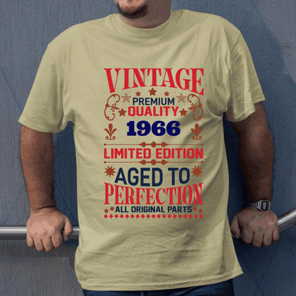 Vintage födelsedags t-shirt - Personligt år design