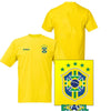 Brasilien stil fotbollströja i polyester