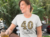 Födelsedag 40 år  T-shirt  - Perfekt present - 40 & fabulous