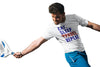 Padel sports t-shirt . Vit Eat Sleep Padel repeat sports tröja