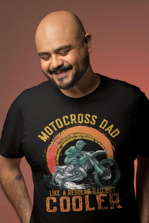 Pappa t-shirt Motocross dad motorcykel design