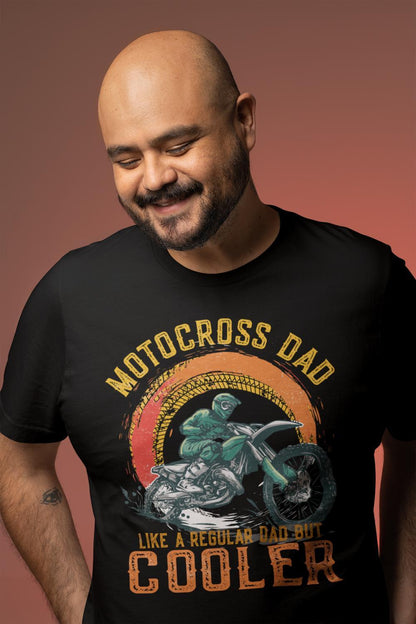 Pappa t-shirt Motocross dad motorcykel design