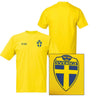 Sverige stil fotbollströja - Polyester tröja