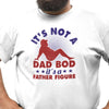 Vit pappa t-shirt . Not a dad bod - Father figure